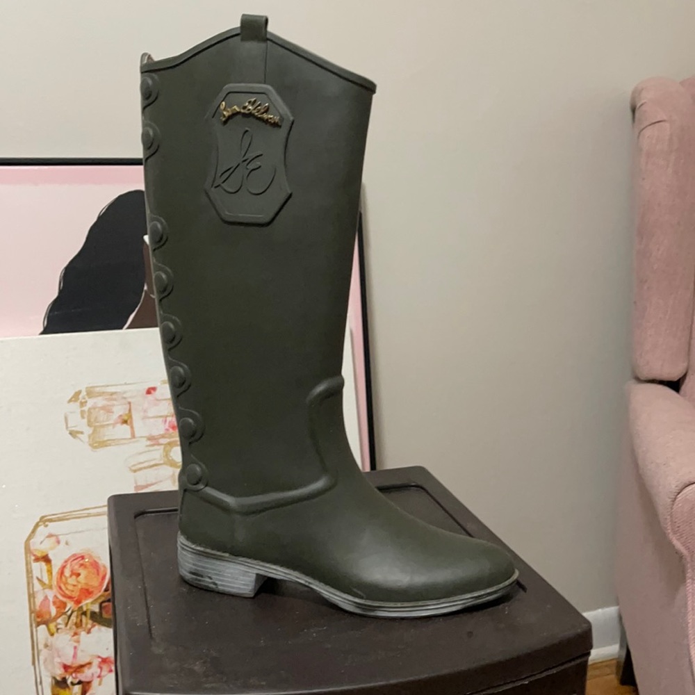 Olive Green Rain Boots